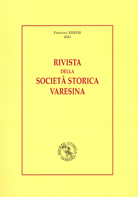 Rivista della Società Storica Varesina Fascicolo XXXVIII 2021