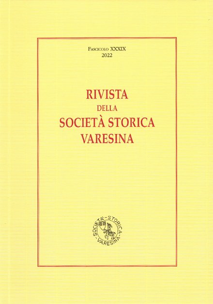 Rivista della Società Storica Varesina 2022 n. XXXIX