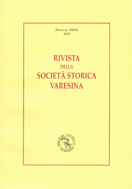 Rivista della Società Storica Varesina 2023 n. XXXX