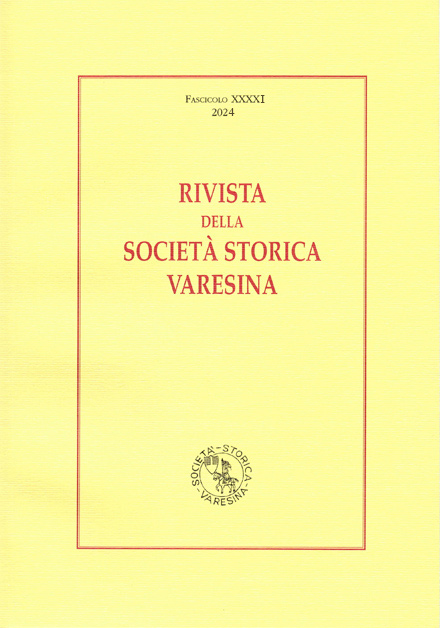 Rivista della Società Storica Varesina 2022 n. XXXXI